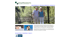 Desktop Screenshot of groupdimensionsinc.com
